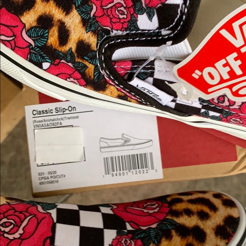 VANS Men’s CLASSIC SLIP ON ROSE/ANIMALCHCK Trwht…Men’s - Picture 7 of 16